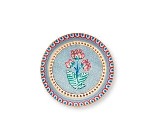 Pip Studio Tea Tip Flower Festival Light Blue 9cm