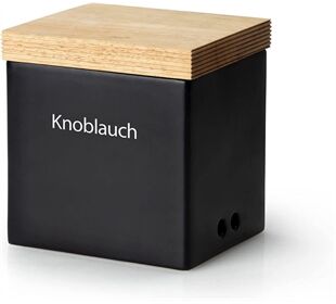 Continenta Vorratsdose Keramik, schwarz