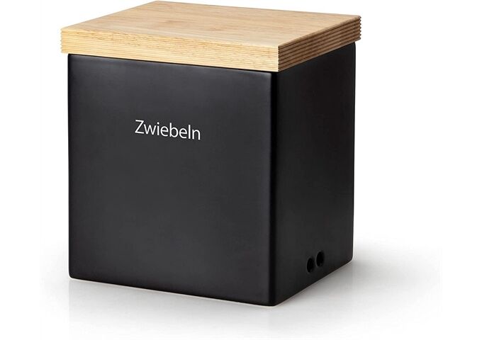 Continenta Vorratsdose Keramik, schwarz