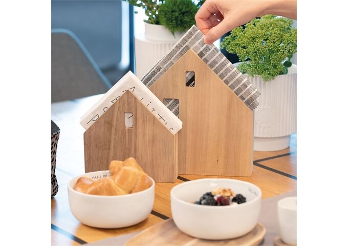 Räder DINING Serviettenhaus groß Akazie 22x21,5x4cm