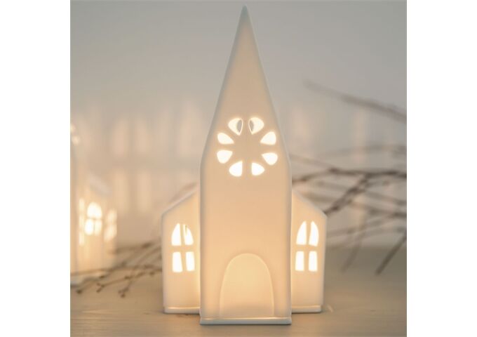 Räder ZUHAUSE Lichthaus Kirche 13,5x11,5x21,5cm