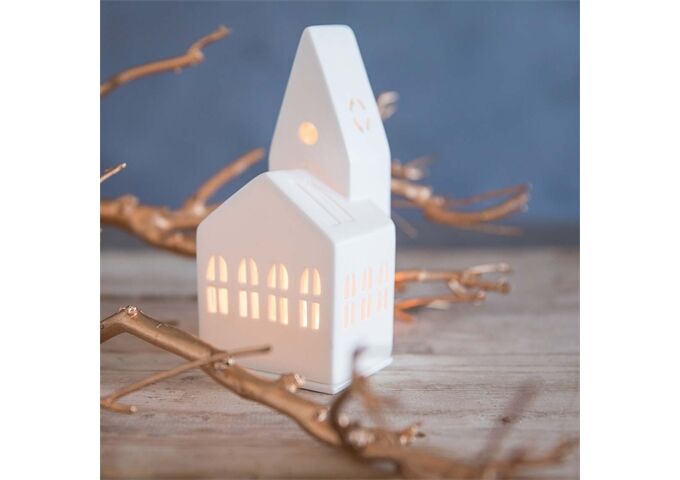 Räder ZUHAUSE Lichthaus kleine Kirche 9x9x18cm