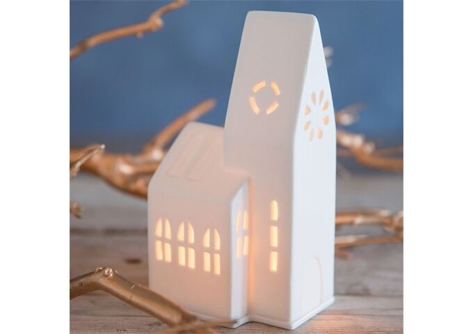 Räder ZUHAUSE Lichthaus kleine Kirche 9x9x18cm
