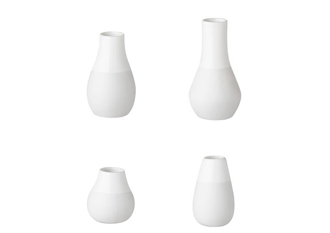 Räder ZUHAUSE Minivasen 4er Set 4-8,5cm,aus Porzellan