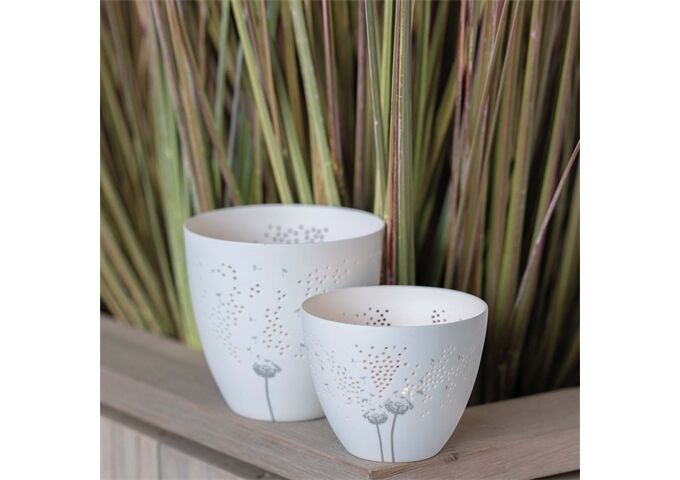 Räder ZUHAUSE Poesielicht Pusteblume silber dia:9cm Höh