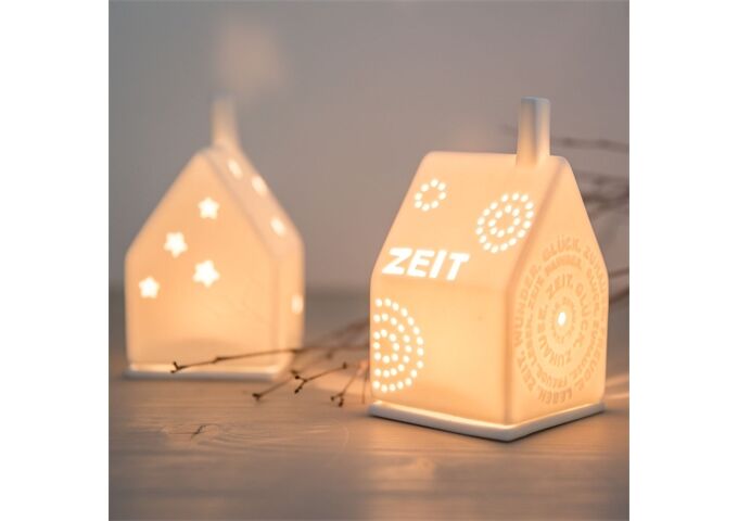 Räder ZUHAUSE Lichthaus Zeit 7x7x10cm