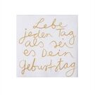 Räder DINING Mix & Match Cocktail- serviette Lebe jeden