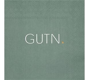 Räder PET Serviette 33x33cm GUTN, grün
