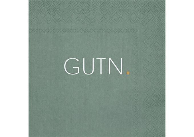 Räder PET Serviette 33x33cm GUTN, grün