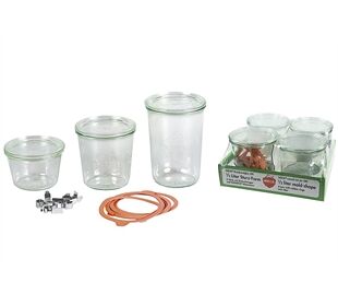 Weck Rundrandglas Sturz 0,75 l mit Deckel