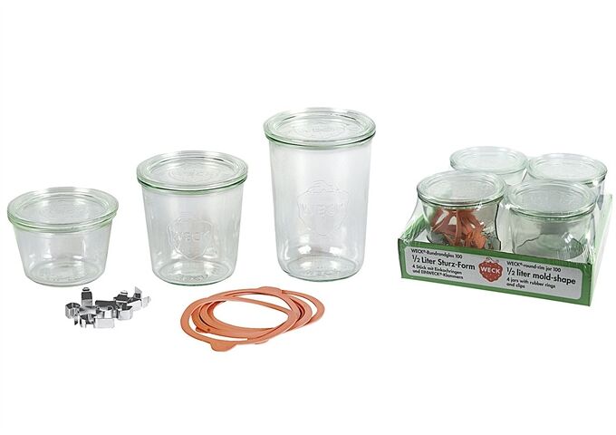 Weck Rundrandglas Sturz 0,75 l mit Deckel