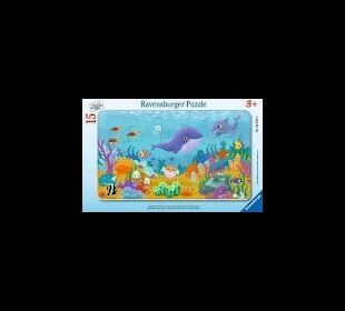 Ravensburger Pz. Tierkinder unter Wasser 15T