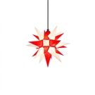 Herrnhuter Sterne Stern A4 weiß/rot 40cm Kunststoff Außen/Innen