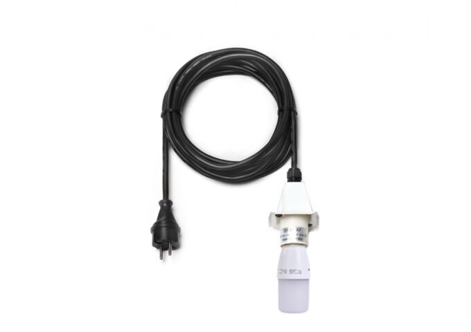 Herrnhuter Sterne Kabel E27 5m schwarz mit LED für A4/7 -weiß-