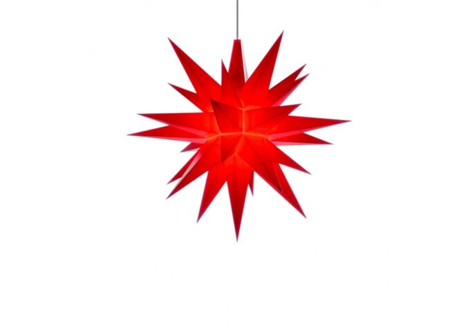 Herrnhuter Sterne Stern A1e rot 13cm Kunststoff/Innen