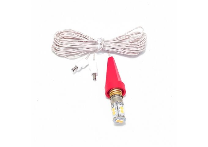 Herrnhuter Sterne Beleuchtung f. A1e/b mit Kappe/Stecker/LED -rot-