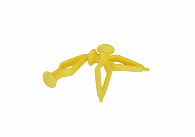 Herrnhuter Sterne Montagebeutel A4/7 gelb (3 Kämme à 24 Klammern)