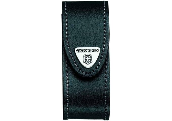 Victorinox Gürteletui Leder, schwarz