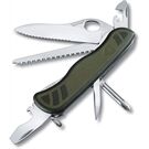 Victorinox Schweizer Soldatenmesser 08, 111 mm, grün/schwarz