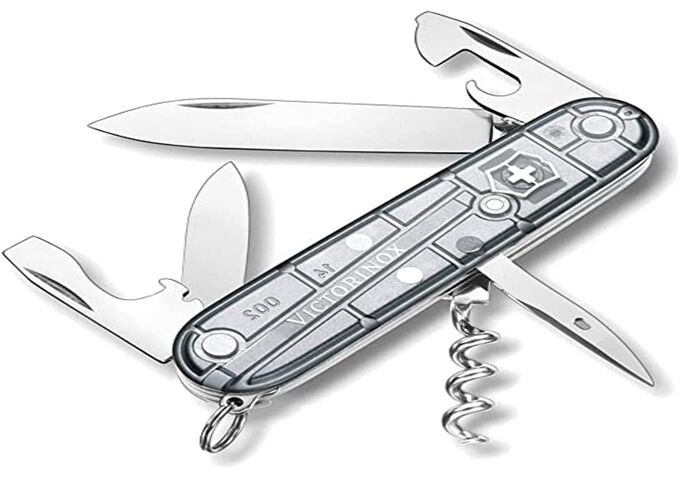 Victorinox Spartan, 91 mm, silver transparent