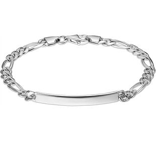 amor Silber 925,Armschmuck,21cm,Figaro
