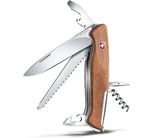 Victorinox Ranger 55 Wood, 130 mm, braun