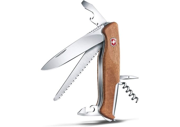 Victorinox Ranger 55 Wood, 130 mm, braun