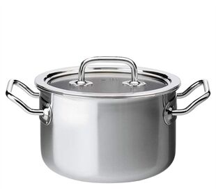 SPRING Kochtopf mit Glasdeckel BRIGADE BASIC 16 cm