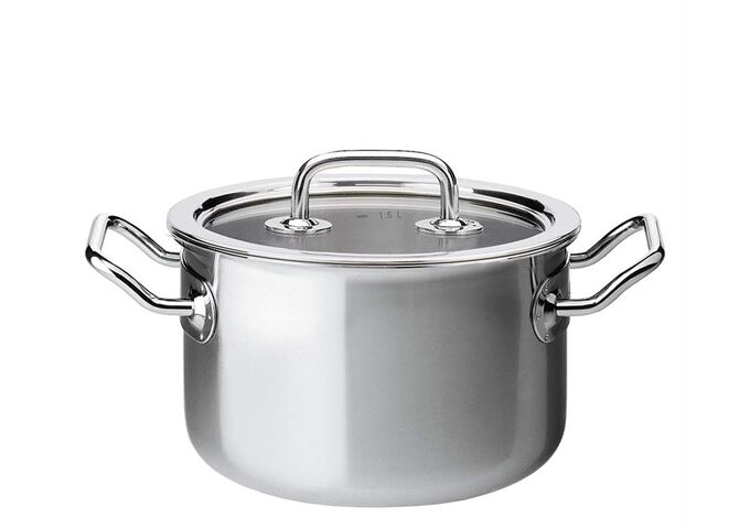 SPRING Kochtopf mit Glasdeckel BRIGADE BASIC 16 cm