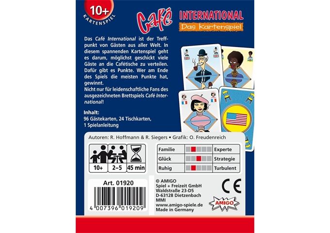 Amigo Café International Kartenspiel