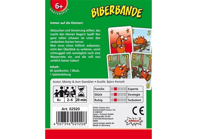 Amigo Kartenspiel Biberbande