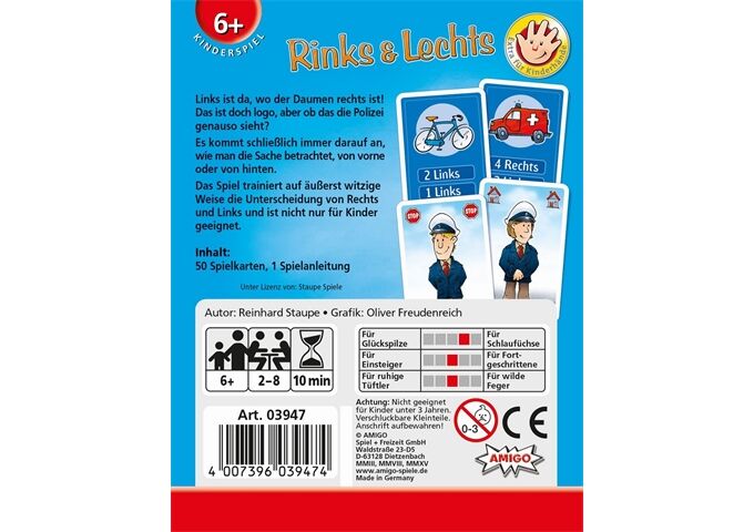 Amigo Lernspiel Rinks & Lechts