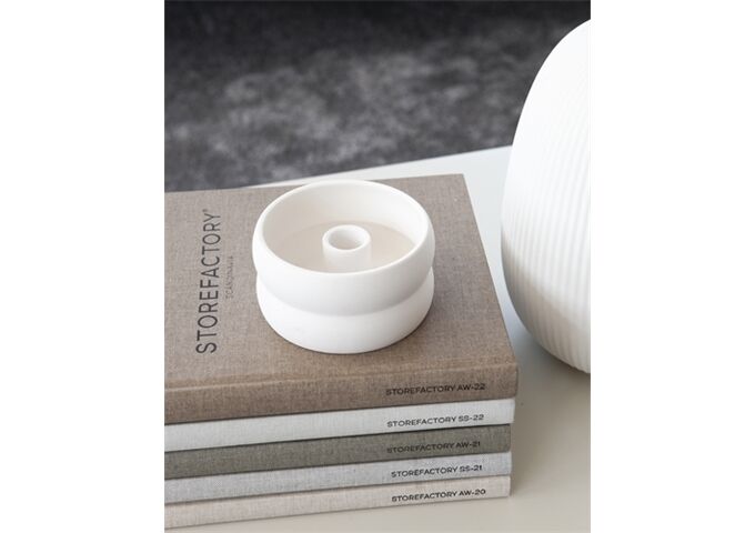 Storefactory BOLMEN mini white candlestick