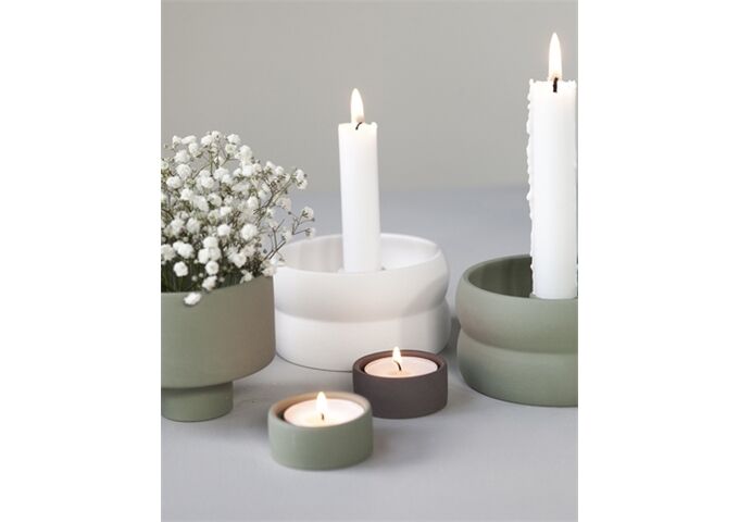 Storefactory BOLMEN mini white candlestick