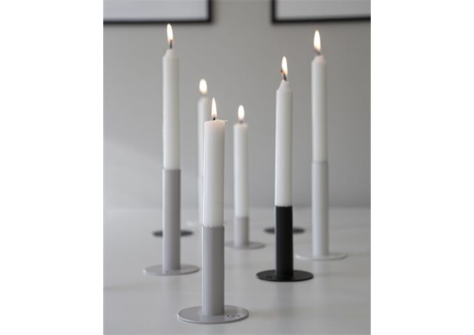 Storefactory EKTORP medium greige candlestick