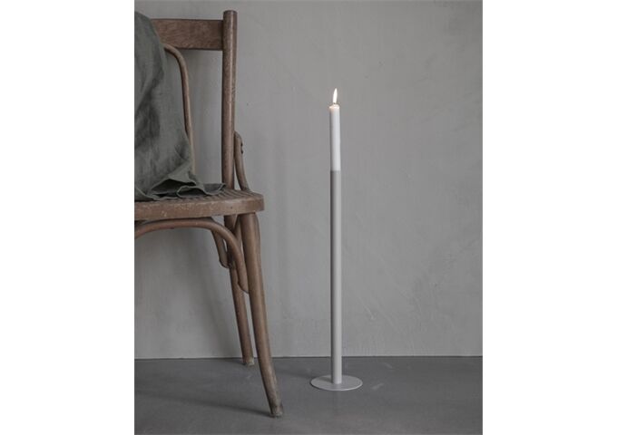 Storefactory EKEBERGA medium greige candlestick