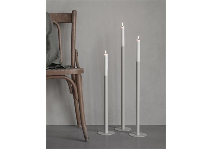 Storefactory EKEBERGA medium greige candlestick