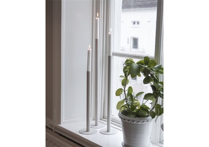 Storefactory EKEBERGA medium greige candlestick