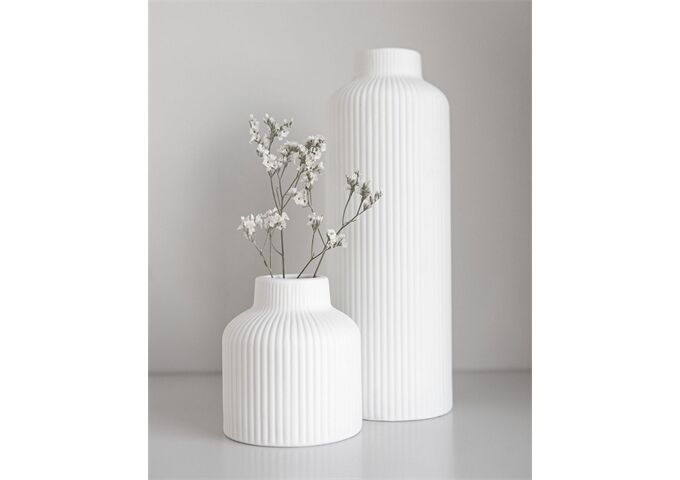 Storefactory ÅDALA white caramic vase