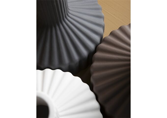 Storefactory SAMSET large white ceramic vase