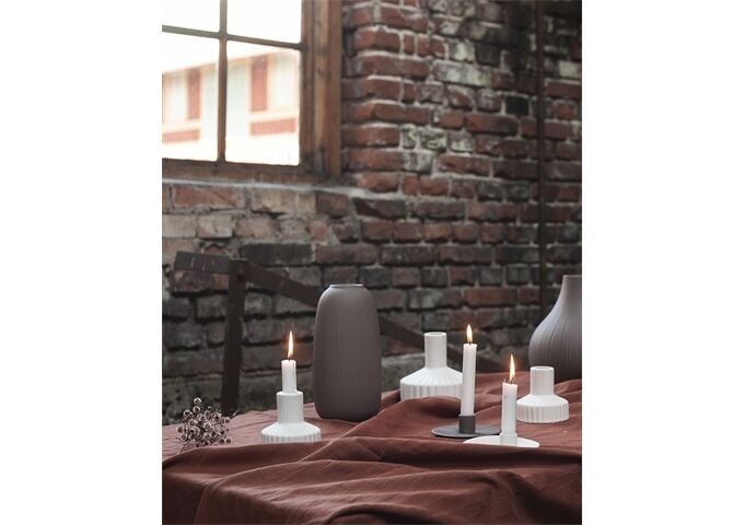 Storefactory SAMSET large white ceramic vase