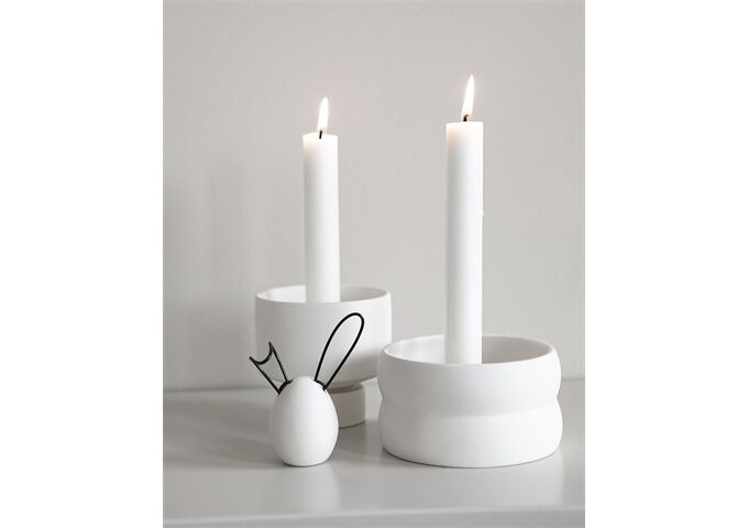 Storefactory LINNEA small white decoration