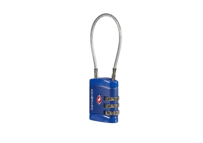 Samsonite GLOBAL TA CABLELOCK 3 DIAL TSA MIDNIGHT BLUE