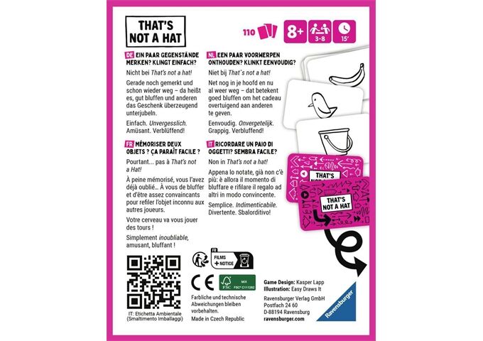 Ravensburger That ´s not a hat
