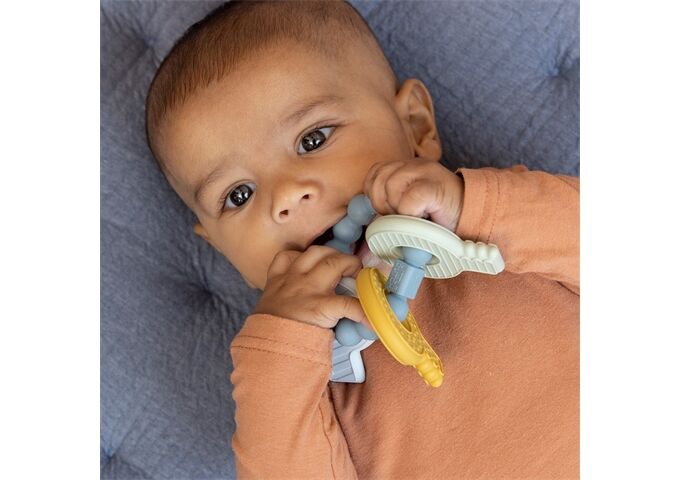 Little Dutch Beißring Schlüssel blau