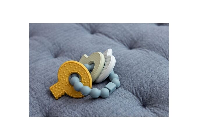 Little Dutch Beißring Schlüssel blau