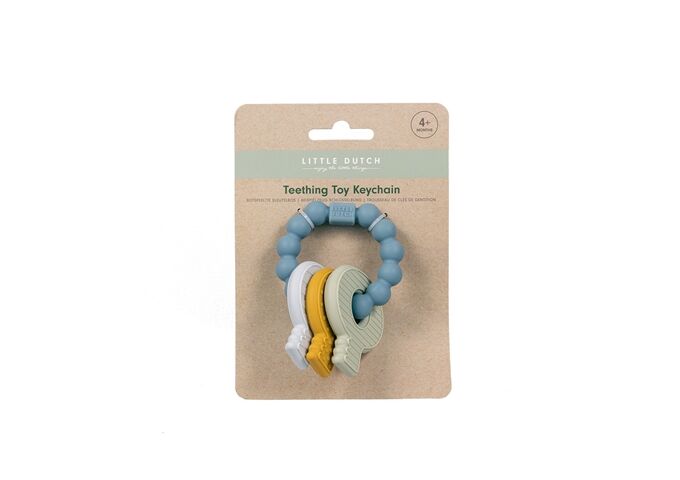 Little Dutch Beißring Schlüssel blau