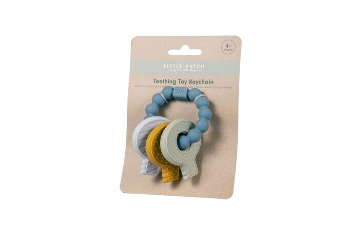 Little Dutch Beißring Schlüssel blau