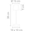 SOMPEX Troll 2.0 LED-Tischleuchte Alu sand