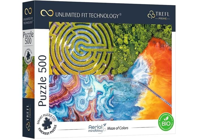 TREFL Puzzle UFT Labyrith der Farben